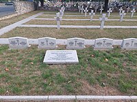 Kwatera ofiar cywilnych na cmentarzu wojennym w Sochaczewie