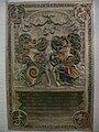 Epitaph Glöde (1,72 m x 2,56 m hoch), arbig bemalt. In der Mitte erscheint eine große männliche Figur, die zwei Wappen, Glöde und Schomaker, hält, unter der Figur Schrifttafel mit lateinischem Gedicht. Das Ganze wird umrahmt von einer Umschrift in römischen Majuskeln, die in den Ecken von vier Kreisen mit Wappenschildern unterbrochen werden. Die Umschrift lautet: MARTINVS . GLOEDE • J : V. DOCTOR. AC • INCLUTI • SENATVS • SYNDICUS • OBIIT . ANNO • MDXXffll • ALTERA • MAURITII • ELISABET • ÜXOR • OBIIT • ANNO . MDXXXVI • IN • PROFESTO • VALENTINI • oben rechts Wappen mit Adlerfuß und Umschrift: .ESTE . GLADOW • oben links das Glödesche Wappen mit der Umschrift: WICHMANN • GLOD • unten hnks Wappen der Glöde mit Umschrift: GORGES . GLODE • unten rechts Wappen mit Weinranken und Umschrift: BARBARA • LANGENS • Das Renaissancelaubwerk der heraldischen Darstellungen ist gut gearbeitet. Auch diese Arbeit hängt ihrem Ursprünge nach wohl mit dem Dasselschen Epitaph in der nordwestlichen Vorhalle und den dort genannten Arbeiten zusanunen. (Textquelle: Kunstdenkmäler der Provinz Hannover beim Internet Archive)