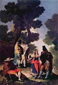 «Маха на прогулянці», 1777