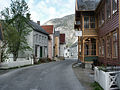 Vue du vieux village de Lærdalsøyri