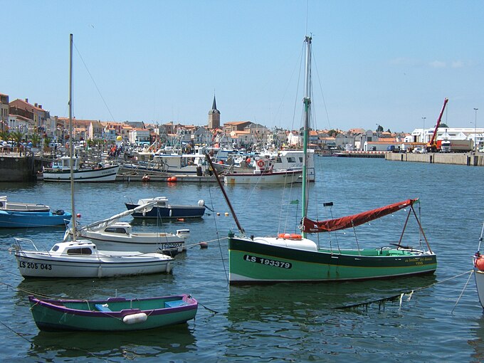 Les sables. Ле-Сабль-д’олон. D Olonne. Франция олон. Крейс Вилладж Ле Сабль де олон.