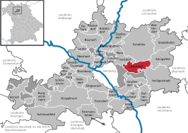 Kaart van Litzendorf