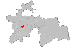 Файзабадский район на карте
