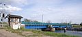 Bridge over the Peene with the bridge keeper's house