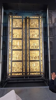 Thumbnail for File:Lorenzo Ghiberti-The Gates of Paradise - Original-Museo dell'Opera del Duomo -Florence.jpg