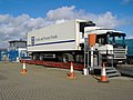 Lorry on weighbridge, Douglas, Isle of Man - geograph.org.uk - 352285.jpg Item:Q5680