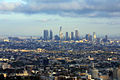 Downtown Los Angeles, sett fra Mulholland Drive