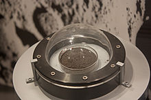 Regolith collected during Apollo 17 mission Lunar Regolith 70050 from Apollo 17 in National Museum of Natural History.jpg