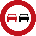 No overtaking