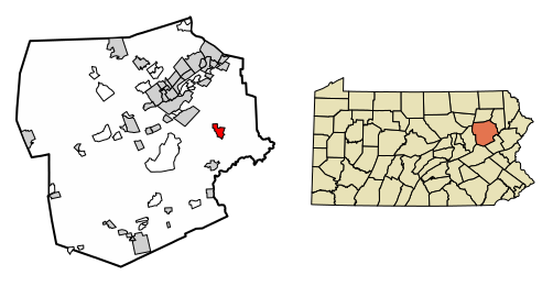 File:Luzerne County Pennsylvania Incorporated and Unincorporated areas Bear Creek Village Highlighted.svg