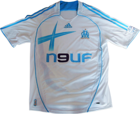 ไฟล์:Maillot domicile OM Olympique de Marseille 2006-2007.png