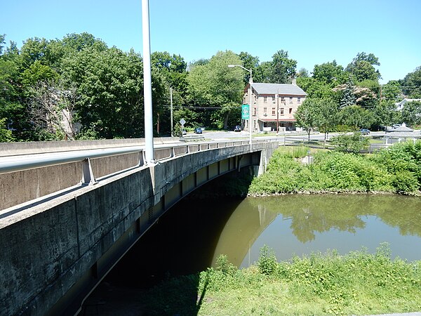 Main Street Bridge over the canal in Freemansburg in July 2015