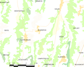 Mapa obce Bonrepos
