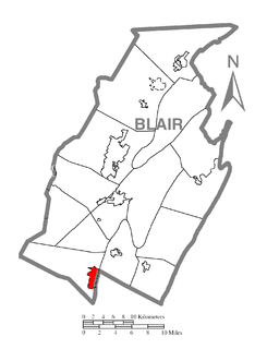 <span class="mw-page-title-main">Claysburg, Pennsylvania</span> Census-designated place in Pennsylvania, United States