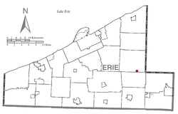 Vị trí trong Quận Erie, Pennsylvania