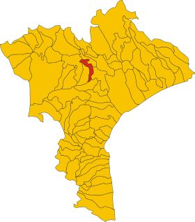 Localização da Miglierina