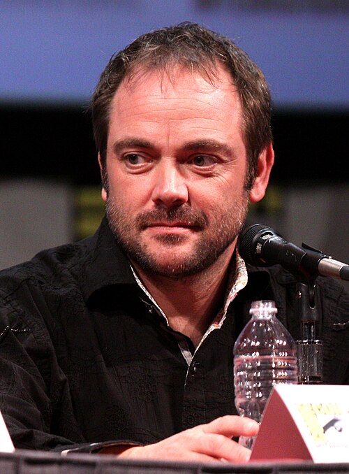 The opening scene was based on guest actor Mark Sheppard's history of being villains in American television roles.