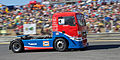 * Nomination Truck pilot Markus Östreich at the Spain Truck GP 2013. --Kadellar 12:10, 10 May 2014 (UTC) * Decline Unfortunately not sharp enough due to shutter time of 1/80 and not 100% speed syncro of car and cam. --Cccefalon 10:47, 11 May 2014 (UTC) I disagree, but ok. Not perfect, but enough for QI imo. --Kadellar 12:40, 11 May 2014 (UTC)