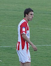 Matt Derbyshire scored a hat-trick in Macarthur's first home win in the A-League Men. Mattderbyshire.JPG