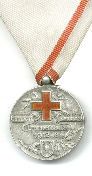 <span class="mw-page-title-main">Red Cross Medal of Merit (Serbia)</span> Serbian Red Cross medal