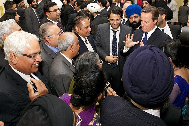 File:Members of the Asian community with David Cameron.jpg