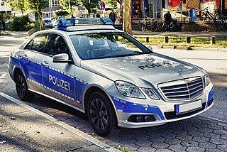 Polizeifahrzeuge sind Dienstfa