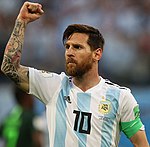 Lionel Messi, top scorer Messi vs Nigeria 2018.jpg