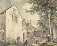 Almshouses in St Cuthbert's Churchyard, Wells