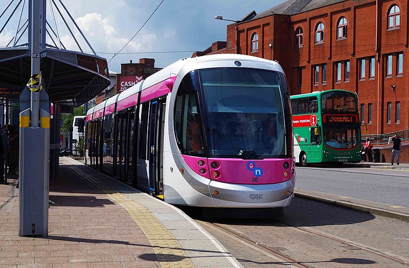 File:Midland Metro tram no. 20 on display at St. Georges, Bilston Street, Wolverhampton, geograph-4026763-by-P-L-Chadwick.jpg