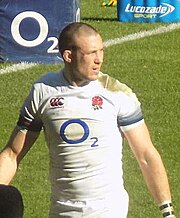 Brown playing for England, 2018 Mike Brown 2018.jpg