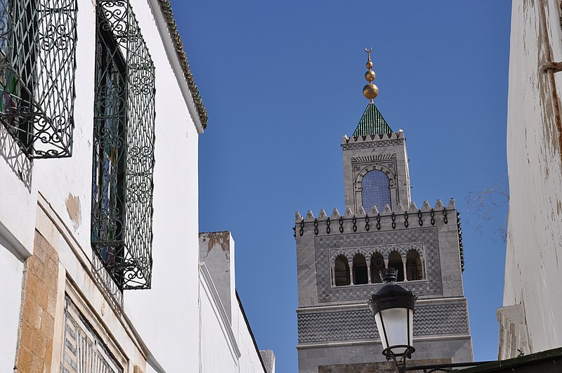 File:Minaret de la mosquée zitouna 1.jpg