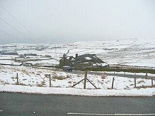 Rishworth Village in West Yorkshire, England