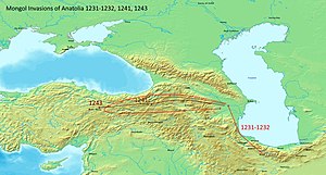 Mongol invasions of Anatolia 1231-1232, 1242-1243.jpg