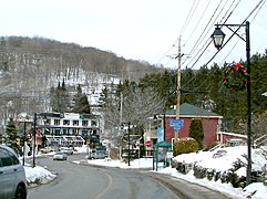 Chemin du village à Mont-Tremblant.