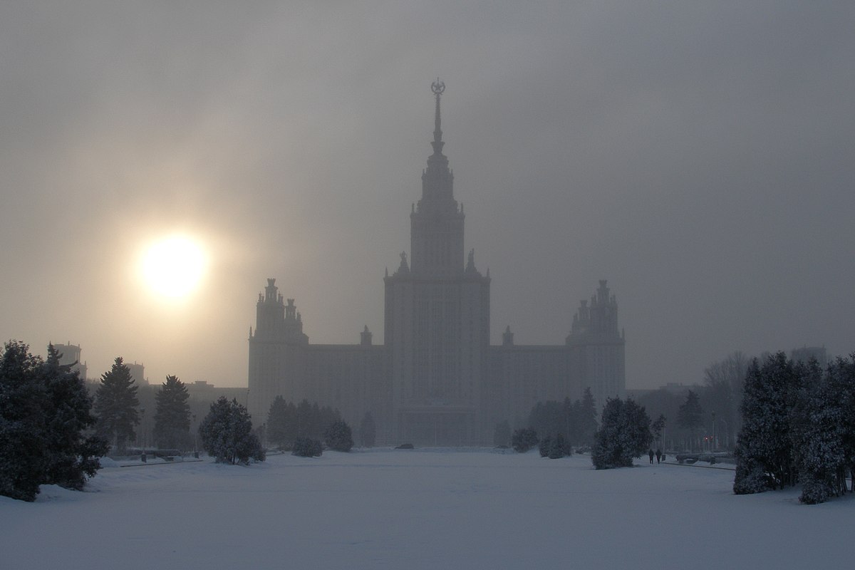 морозное утро москва