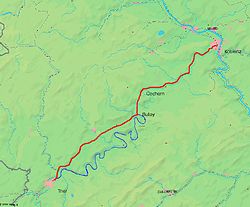 Rute til Moselbanen