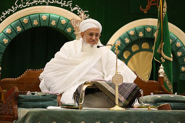 Syedna Mufaddal Saifuddin, recognized by most Dawoodi Bohras as the 53rd Da'i al-Mutlaq