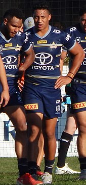 Taulagi playing for the Cowboys in 2021 Murray Taulagi.jpg