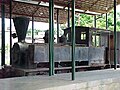 Locomotiva del siglo XIX en el "Museo del Transporte" de Caracas