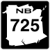 Route 725 marker