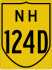 National Highway 124D marker