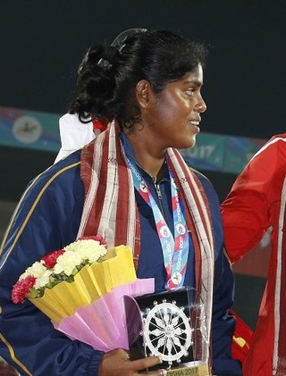 <span class="mw-page-title-main">Dilhani Lekamge</span> Sri Lankan javelin thrower