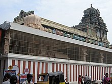 Tempio di Hanuman a Nanganallur, Chennai, India.