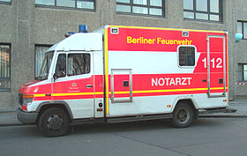 Notarztwagen der Berliner Feuerwehr