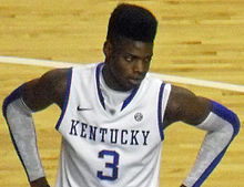 Noel in a Kentucky Wildcats game in 2012 Nerlens-Noel.jpg