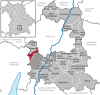 Lage der Gemeinde Neuried im Landkreis München