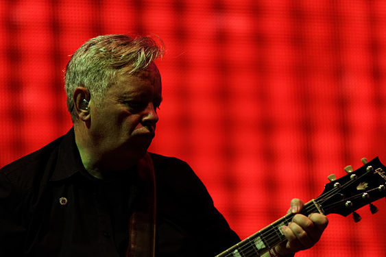 New Order en concert lors de la fête de l'Humanité le 14 septembre 2012.