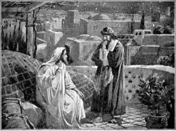 English: Christ and Nicodemus