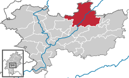 Läget för Nidda (stad) i Wetteraukreis