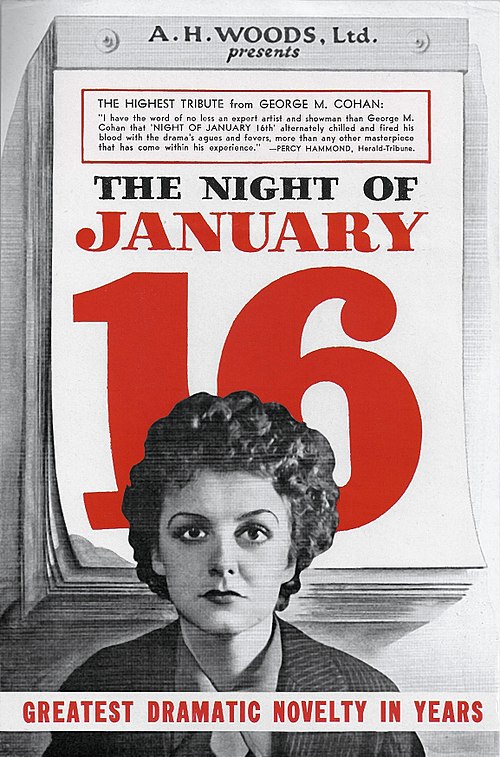 Flyer for the Broadway production (Doris Nolan pictured)